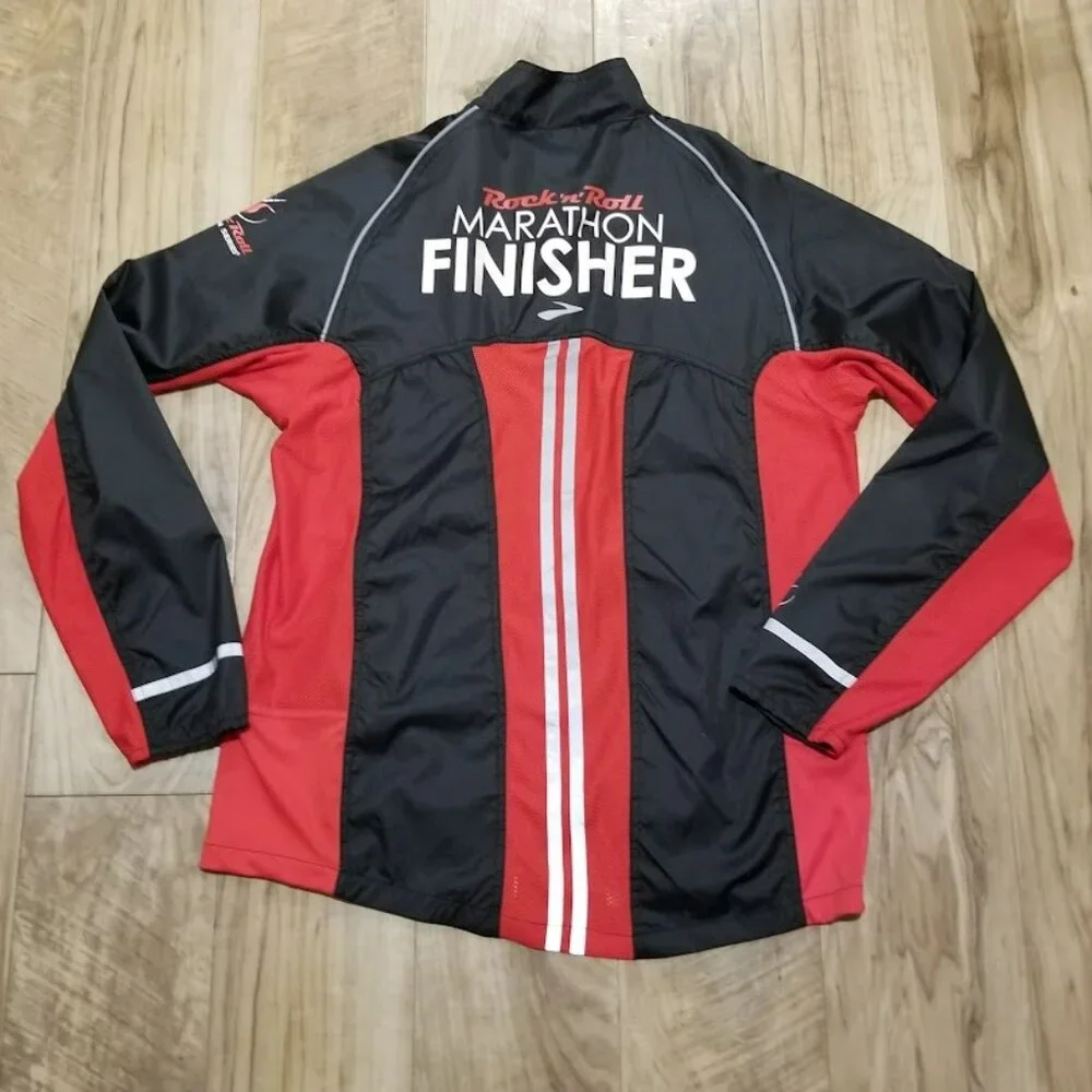 Brooks Running Jacket New Orleans Rock N Roll Marathon Finisher 2016 Unisex Sz S